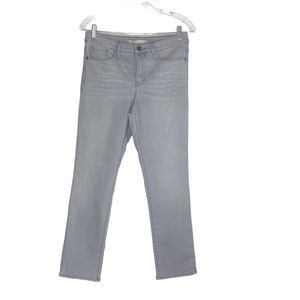 Athleta Scupltek Cropped Ankle Jeans,‎ Light Gray, Size 8
